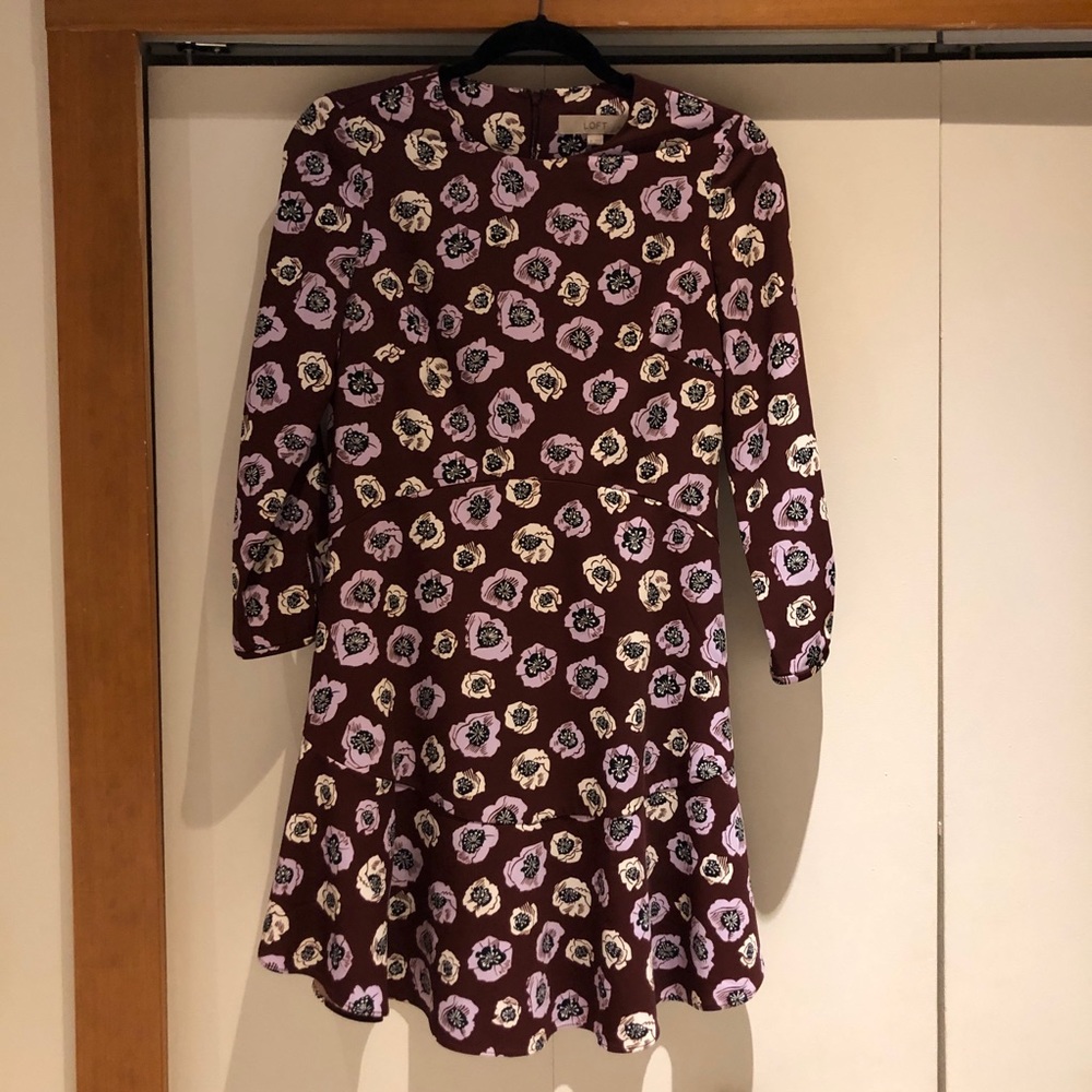 Floral Peplum Dress
